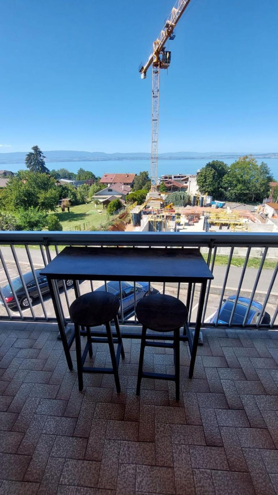 Appart Cosy Avec Vue Sur Le Lac Leman Евіан-ле-Бен Екстер'єр фото